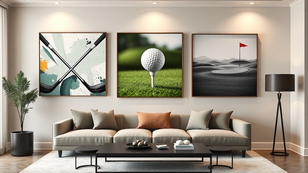 5 Leading Golf Wall Art Picks for Sophisticated Spaces